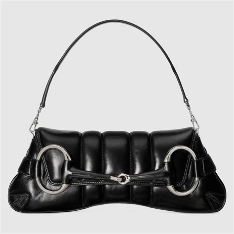 gucci horsebit chain shoulder bag. ...